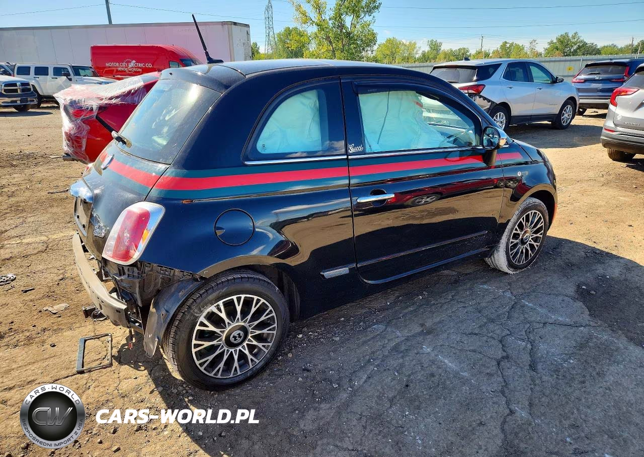 2012 Fiat 500 Lounge VIN:3C3CFFCR1CT287420 - 3