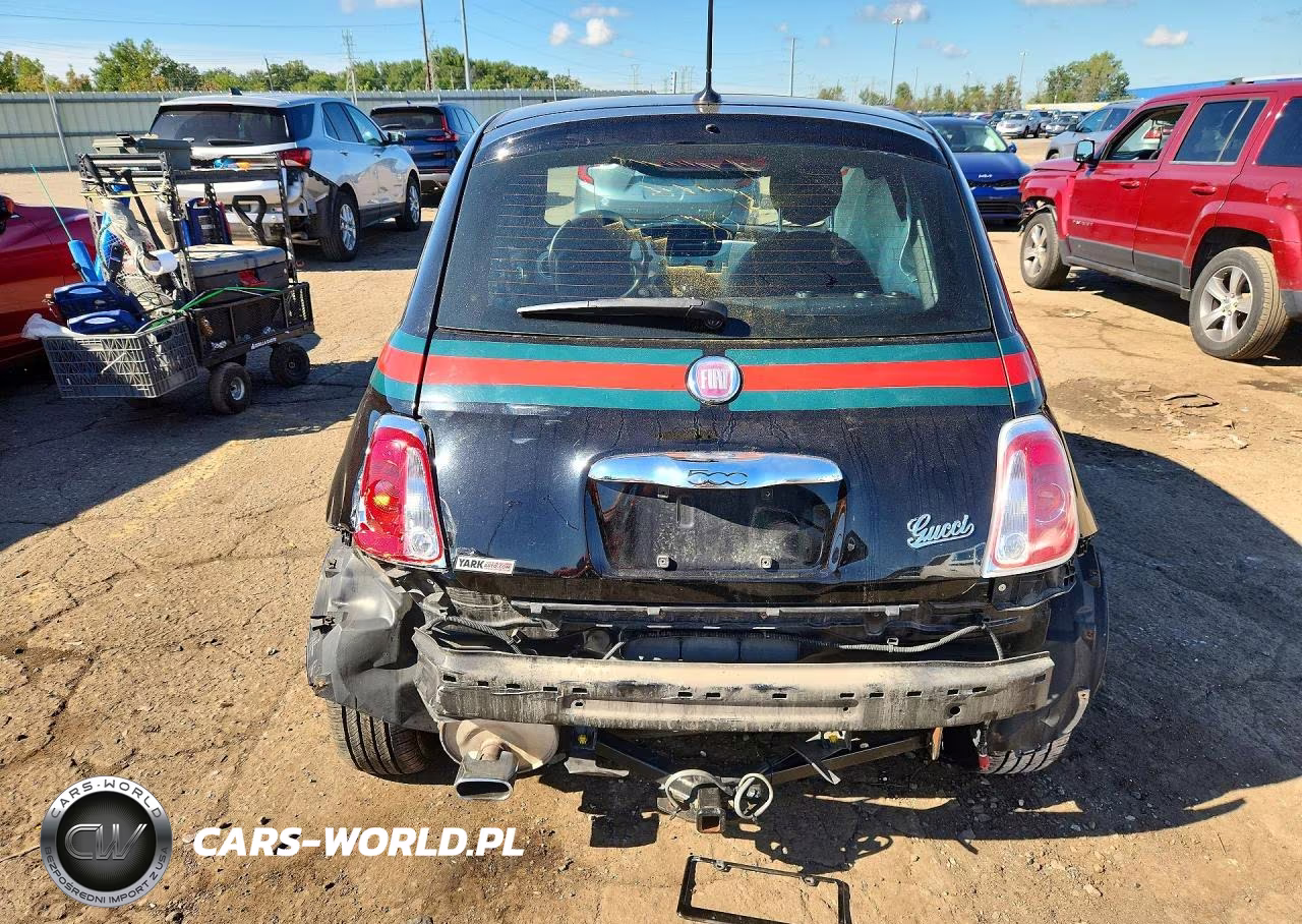 2012 Fiat 500 Lounge VIN:3C3CFFCR1CT287420 - 6