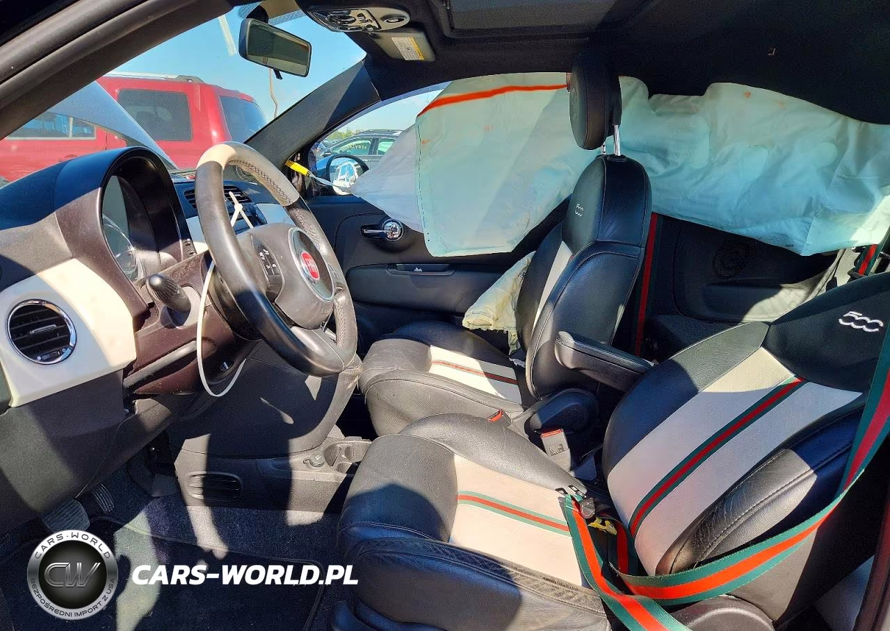 2012 Fiat 500 Lounge VIN:3C3CFFCR1CT287420 - 7