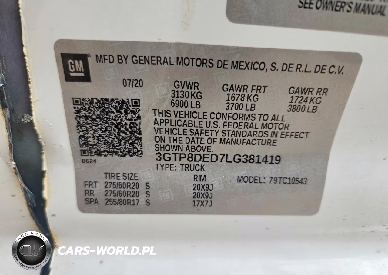 2020 GMC Sierra C1500 Slt VIN:3GTP8DED7LG381419 - 12