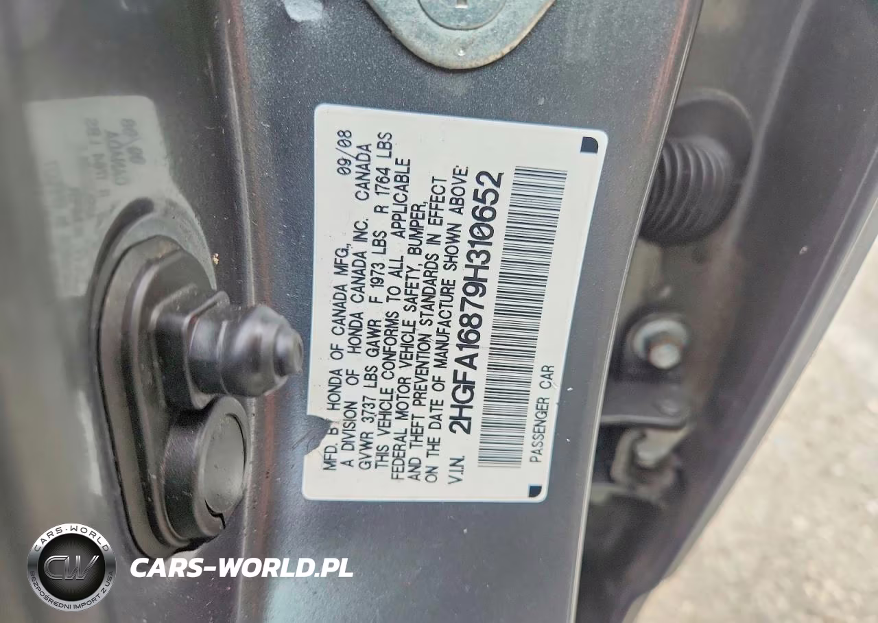 2009 Honda Civic Ex VIN:2HGFA16879H310652 - 12