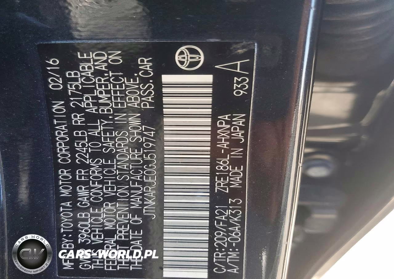 2016 Scion Im Base VIN:JTNKARJE0GJ519747 - 13