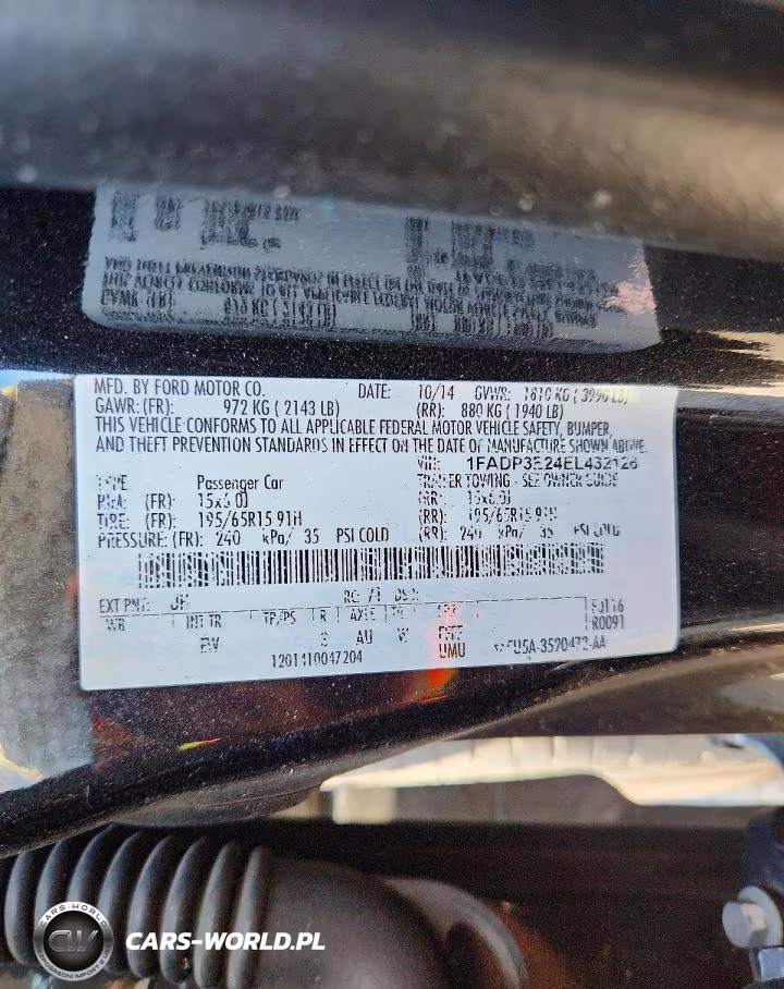 2014 Ford Focus S VIN:1FADP3E24EL432126 - 12