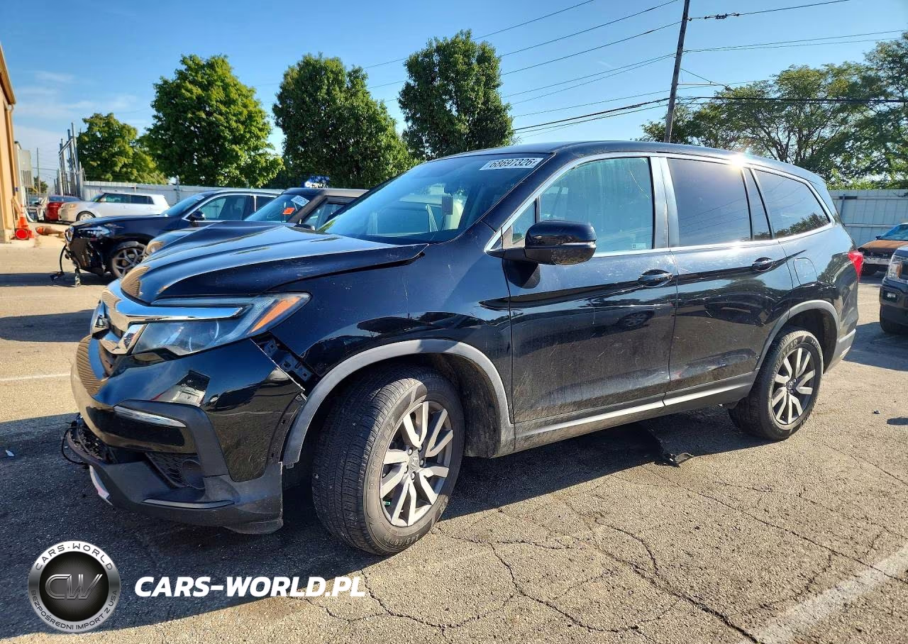 2019 Honda Pilot Ex VIN:5FNYF6H33KB068137 - 1