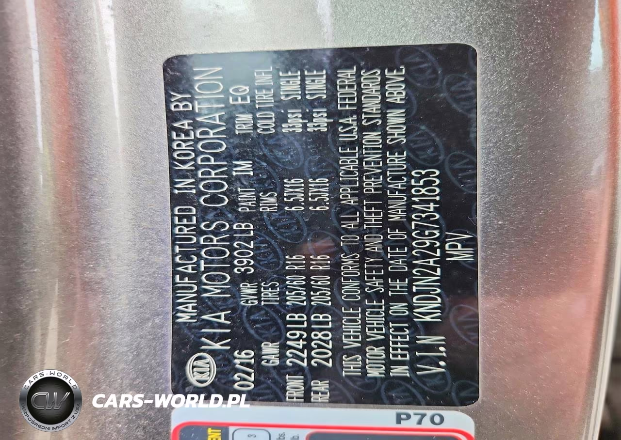 2016 Kia Soul Base VIN:KNDJN2A29G7341853 - 13
