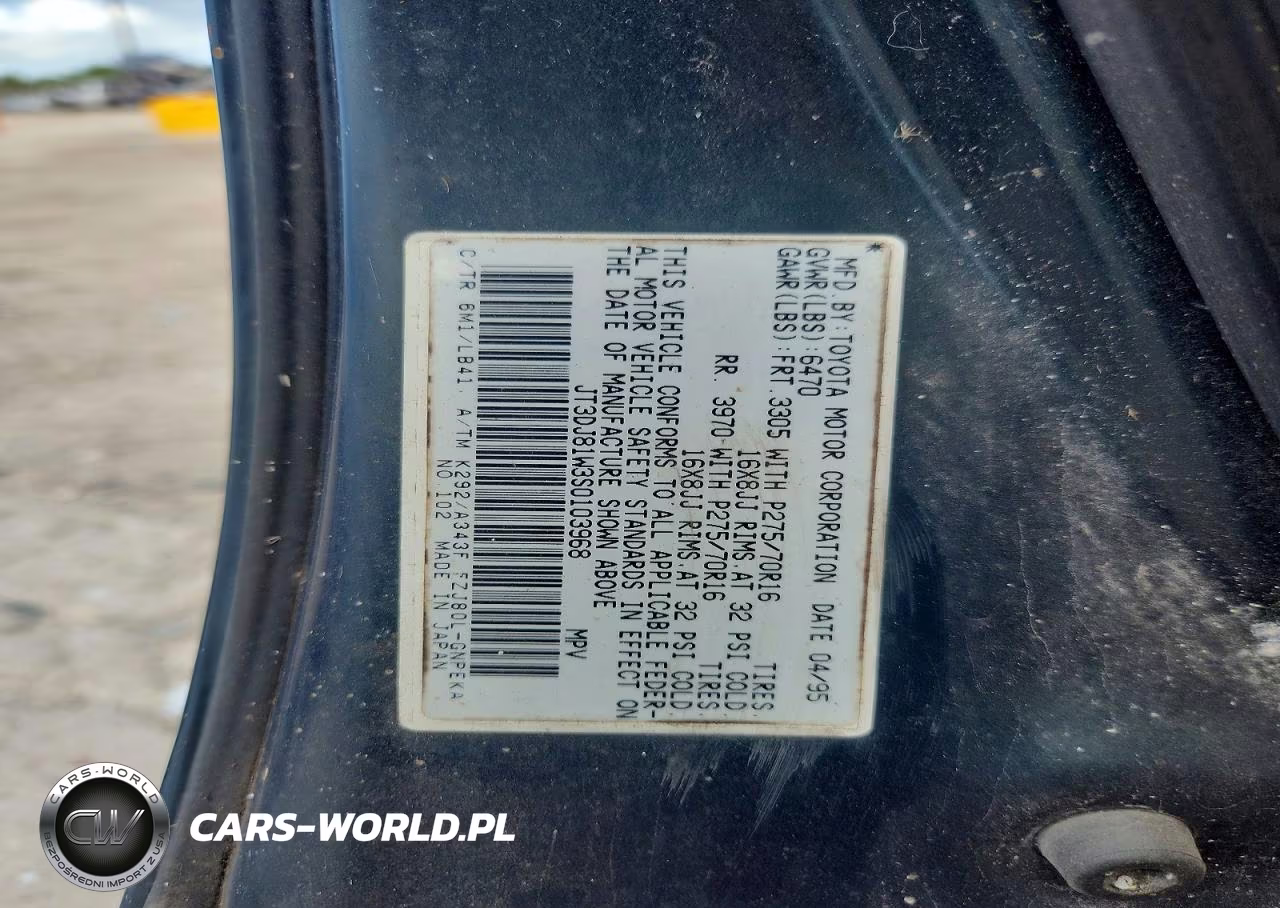 1995 Toyota Land Cruiser Dj81 VIN:JT3DJ81W3S0103968 - 12