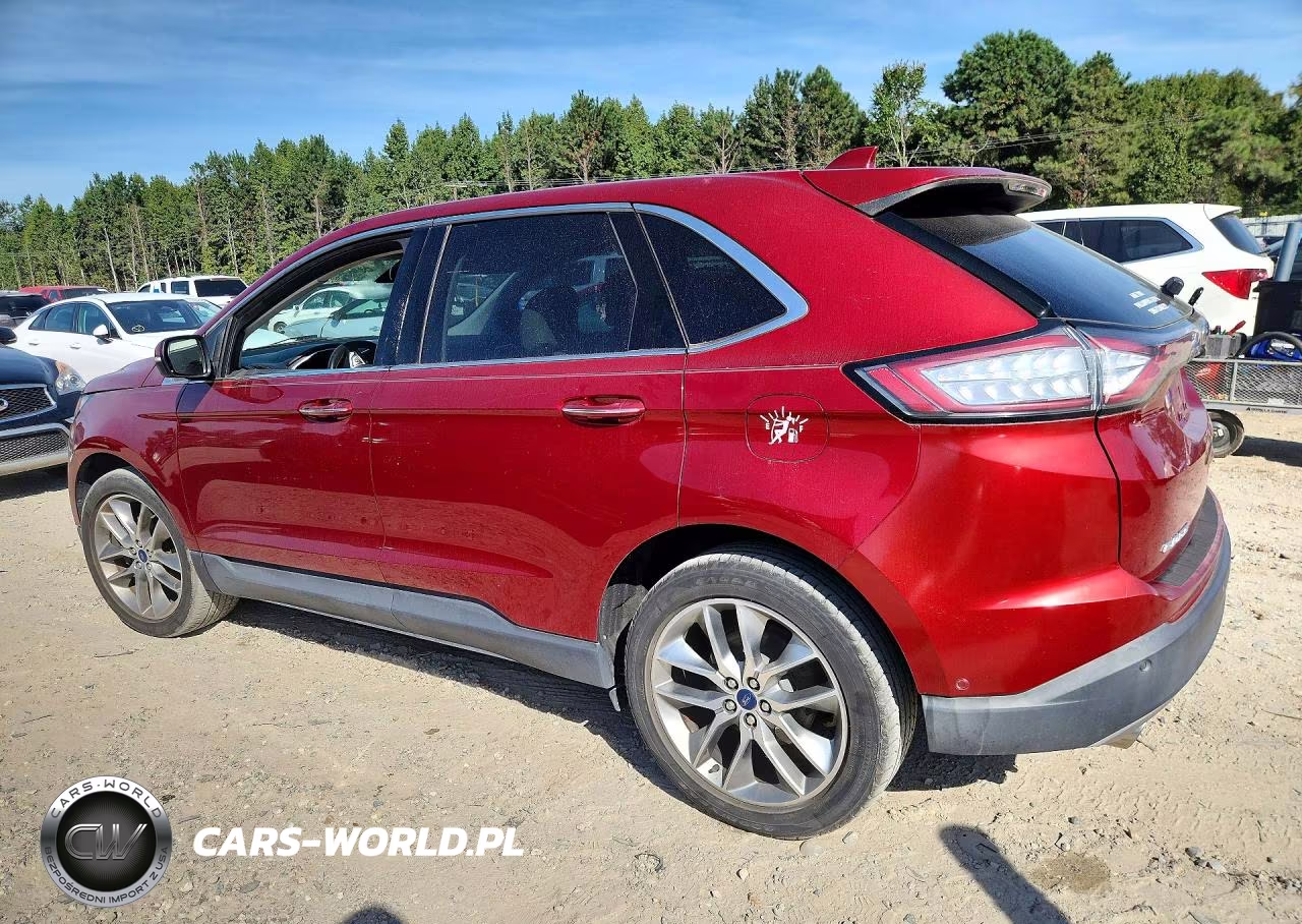 2015 Ford Edge Titanium VIN:2FMPK3K96FBB08129 - 2