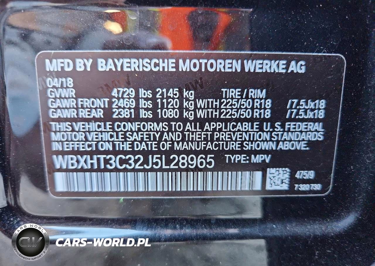 2018 BMW X1 xDrive28I VIN:WBXHT3C32J5L28965 - 12