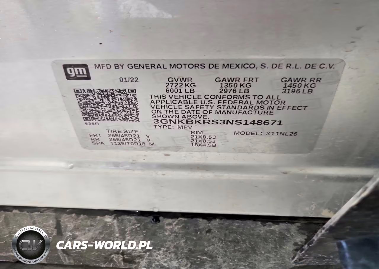 2022 Chevrolet Blazer Rs VIN:3GNKBKRS3NS148671 - 13