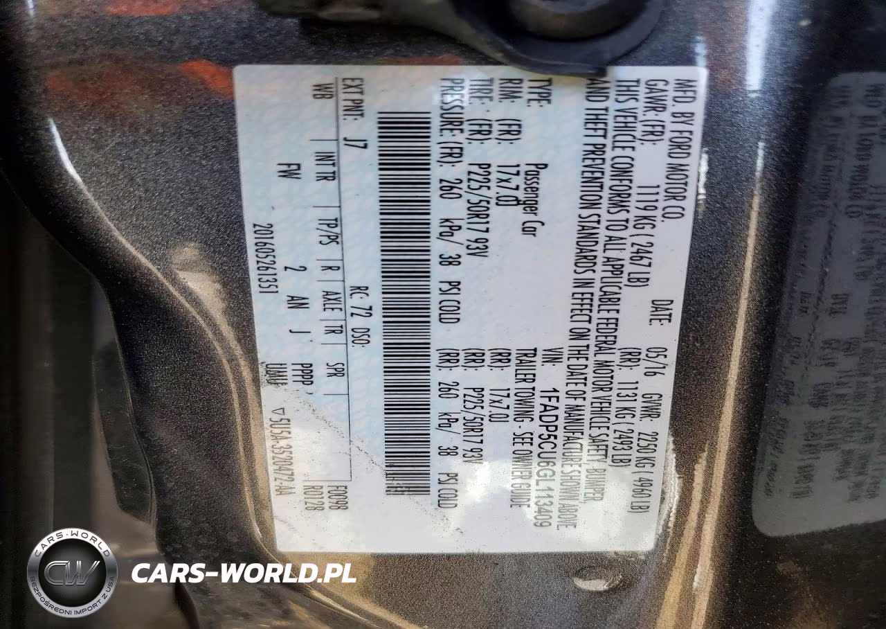 2016 Ford C-Max Premium Sel VIN:1FADP5CU6GL113409 - 12