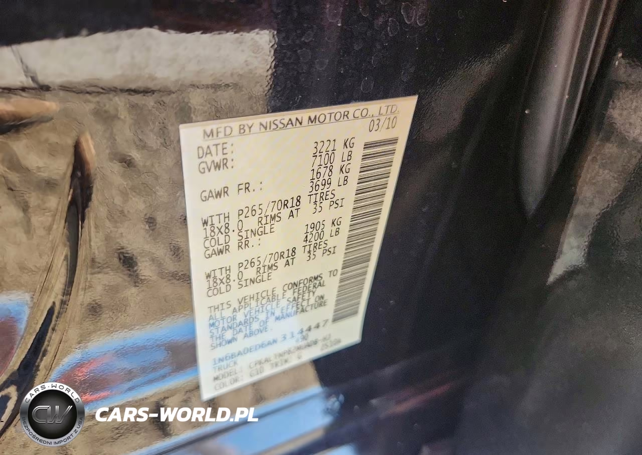 2010 Nissan Titan Se VIN:1N6BA0ED6AN314447 - 12