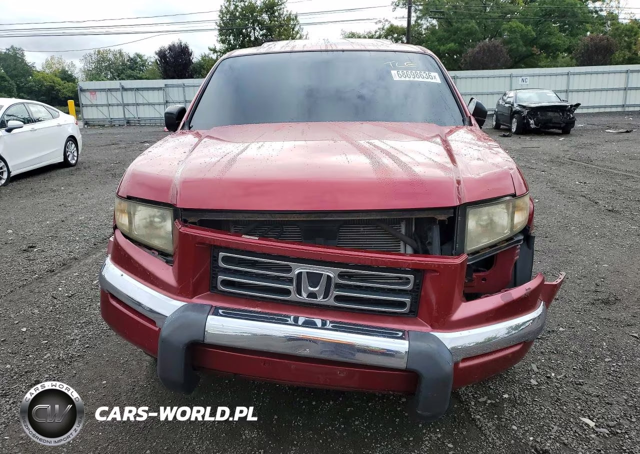 2006 Honda Ridgeline Rtl VIN:2HJYK16506H522696 - 5