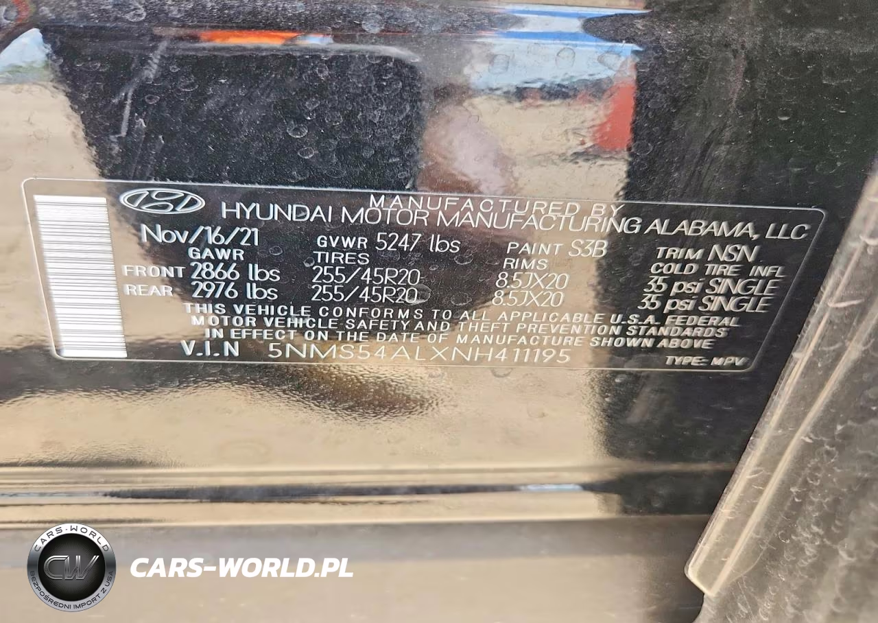 2022 Hyundai Santa Fe Calligraphy VIN:5NMS54ALXNH411195 - 13
