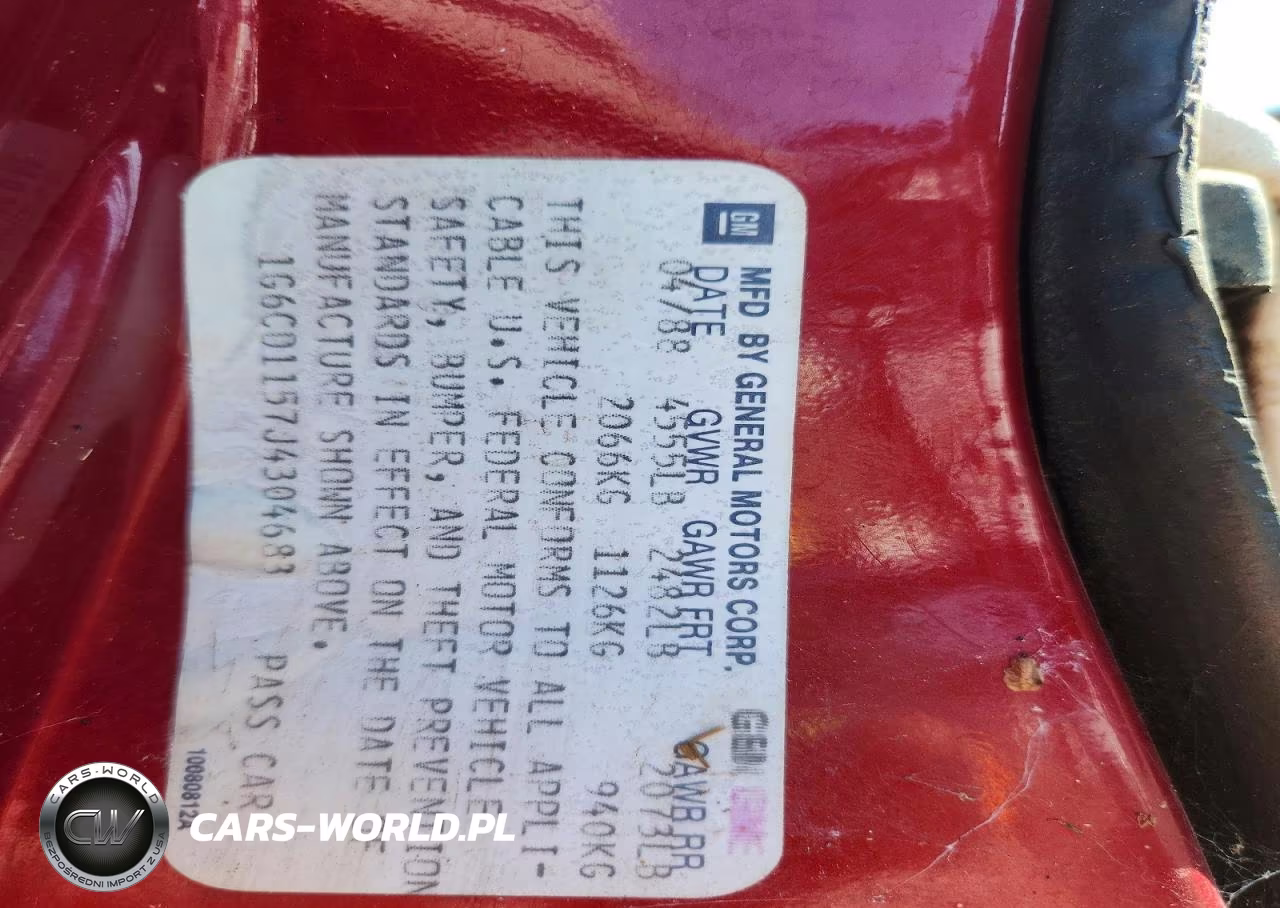 1988 Cadillac Deville VIN:1G6CD1157J4304683 - 12