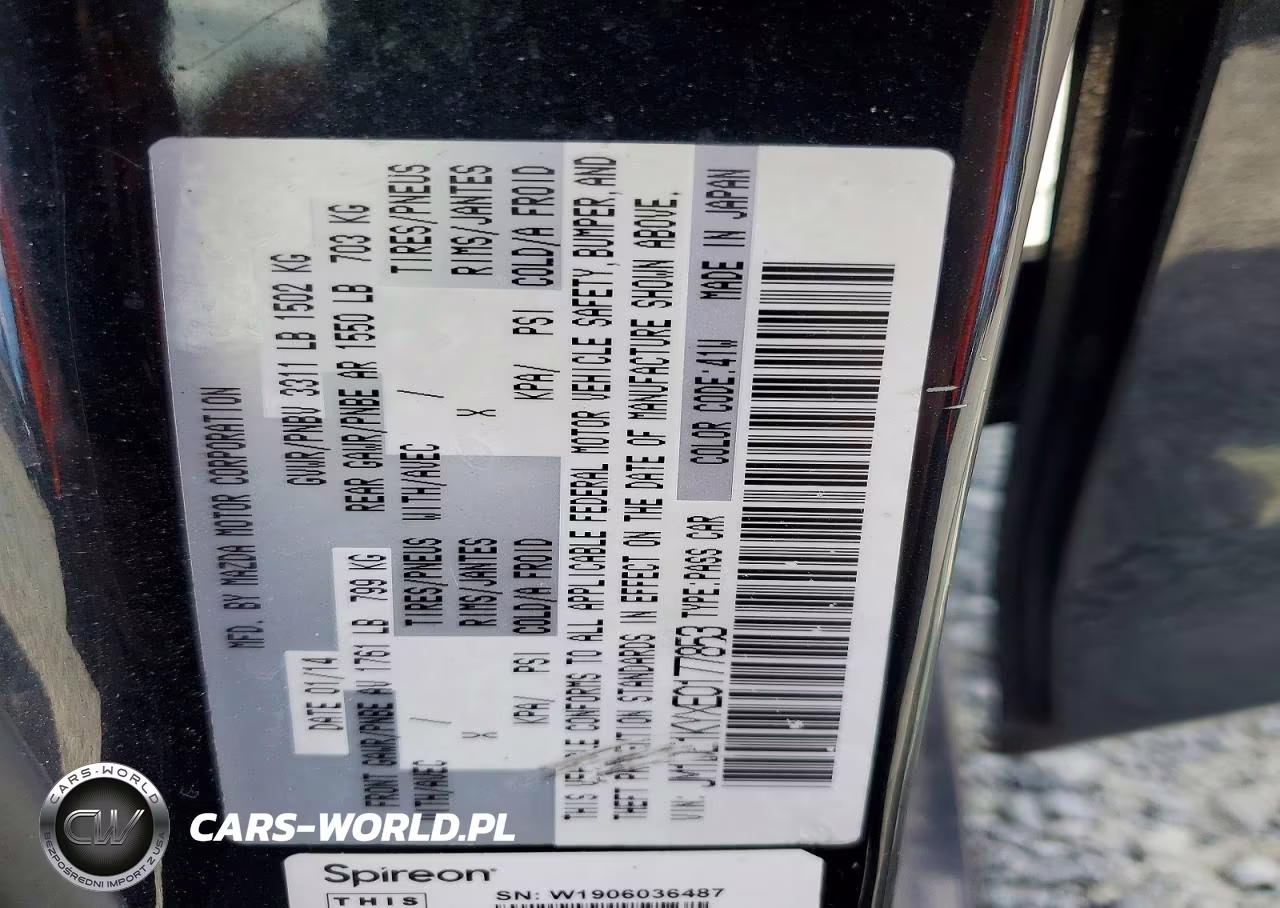 2014 Mazda Mazda2 Sport VIN:JM1DE1KYXE0177853 - 12