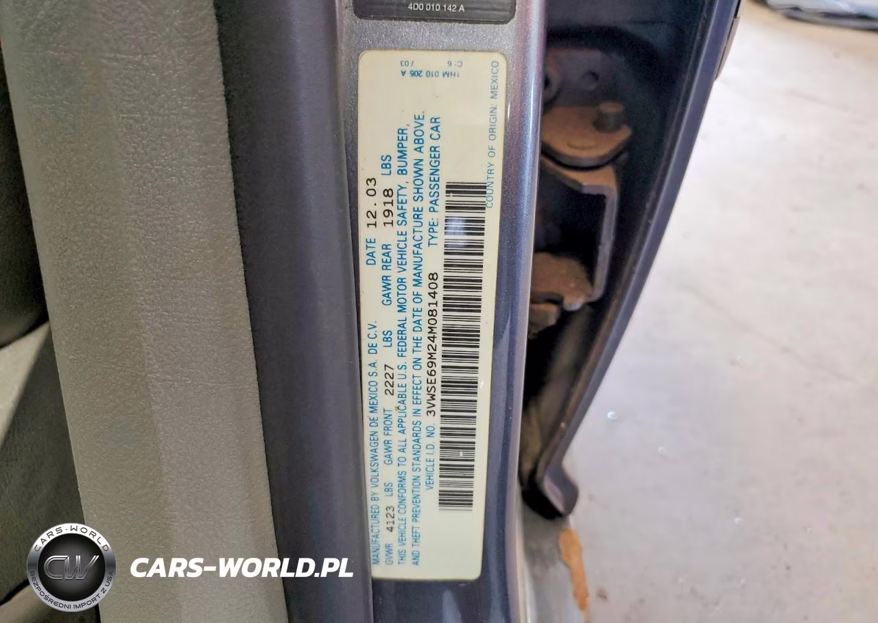 2004 Volkswagen Jetta Gls VIN:3VWSE69M24M081408 - 12