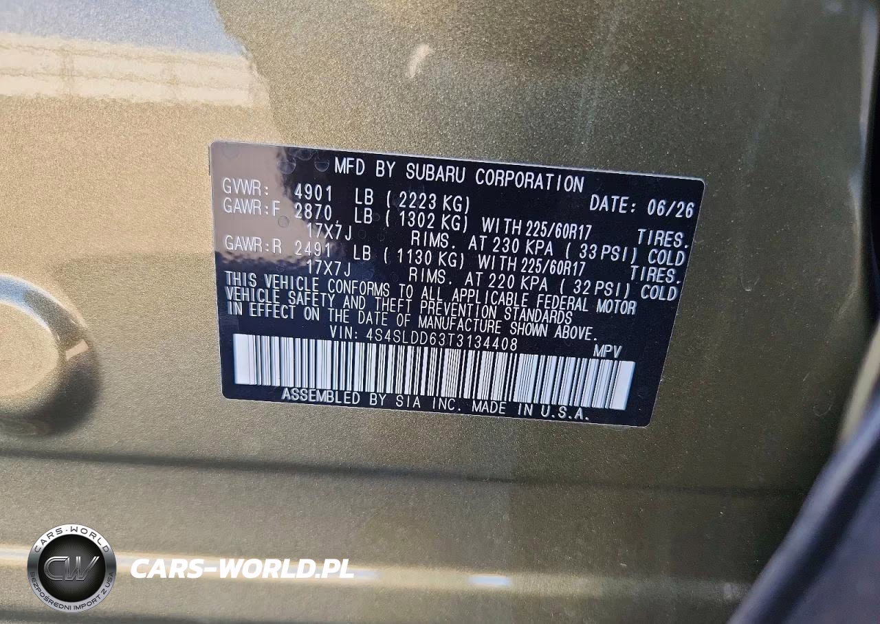 2026 Subaru Forester Premium VIN:4S4SLDD63T3134408 - 14