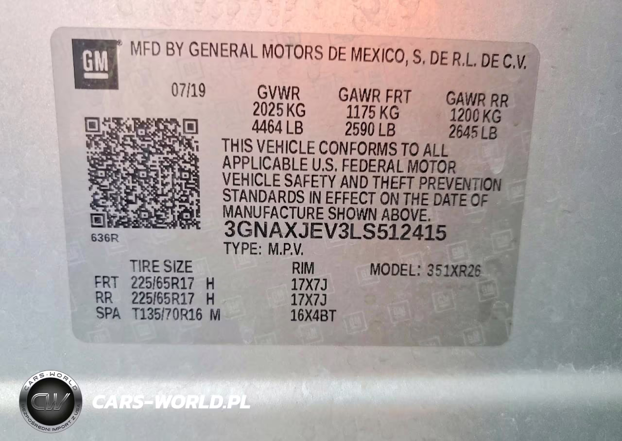 2020 Chevrolet Equinox Lt VIN:3GNAXJEV3LS512415 - 13