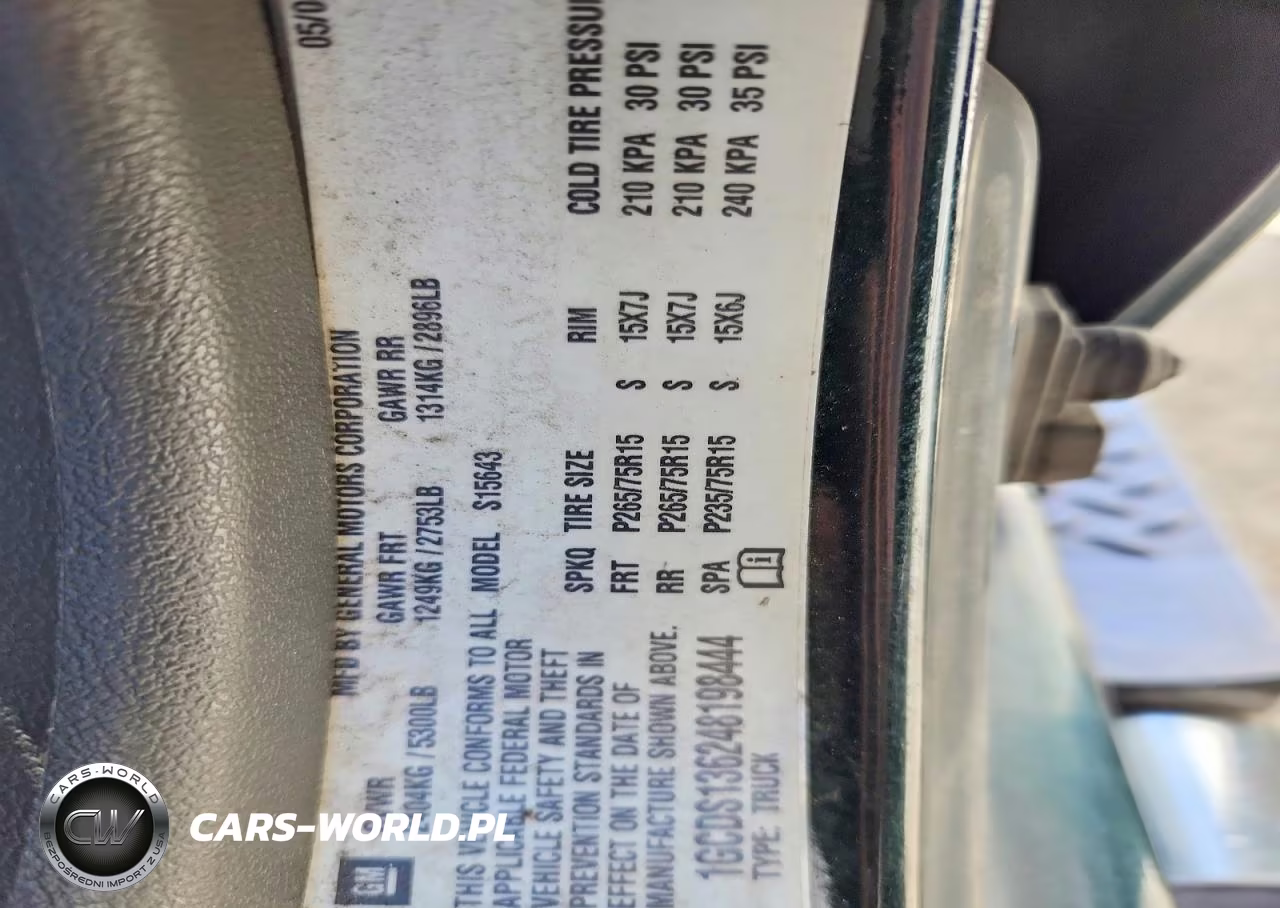 2004 Chevrolet Colorado VIN:1GCDS136248198444 - 12