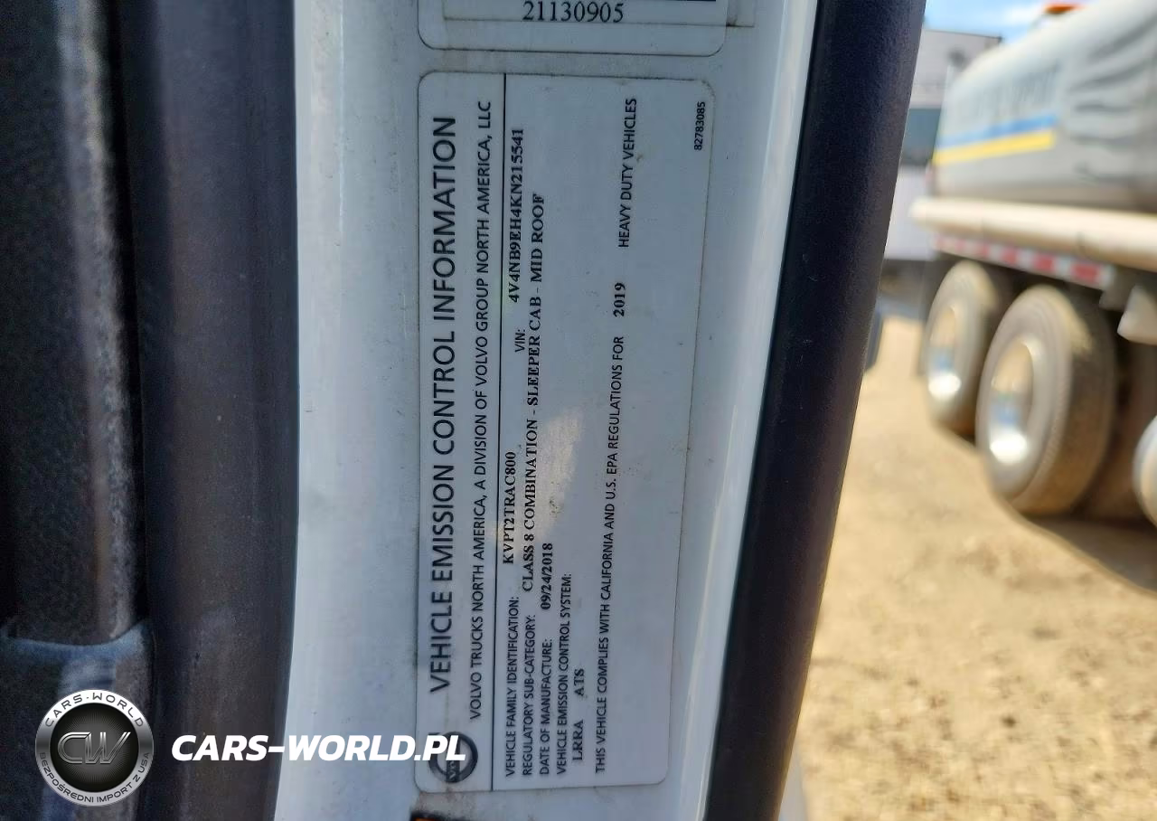 2019 Volvo Vnl Semi Truck VIN:4V4NB9EH4KN215541 - 12
