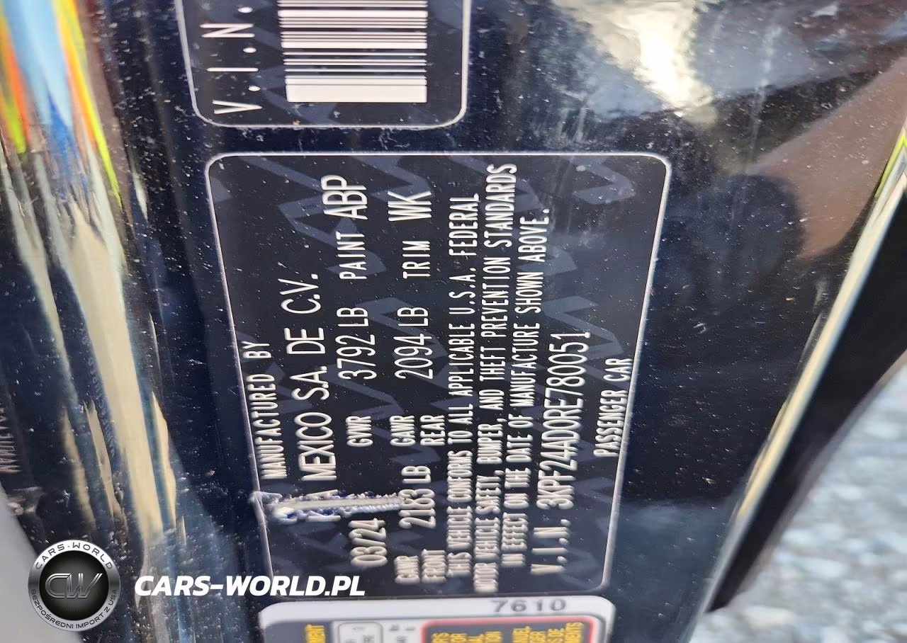 2024 Kia Forte Lxs VIN:3KPF24AD0RE780051 - 12