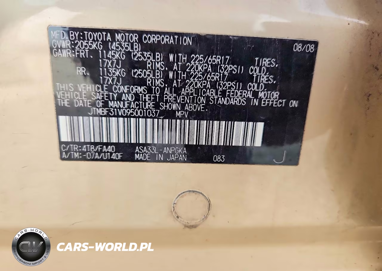 2009 Toyota Rav4 Limited VIN:JTMBF31V095001037 - 12