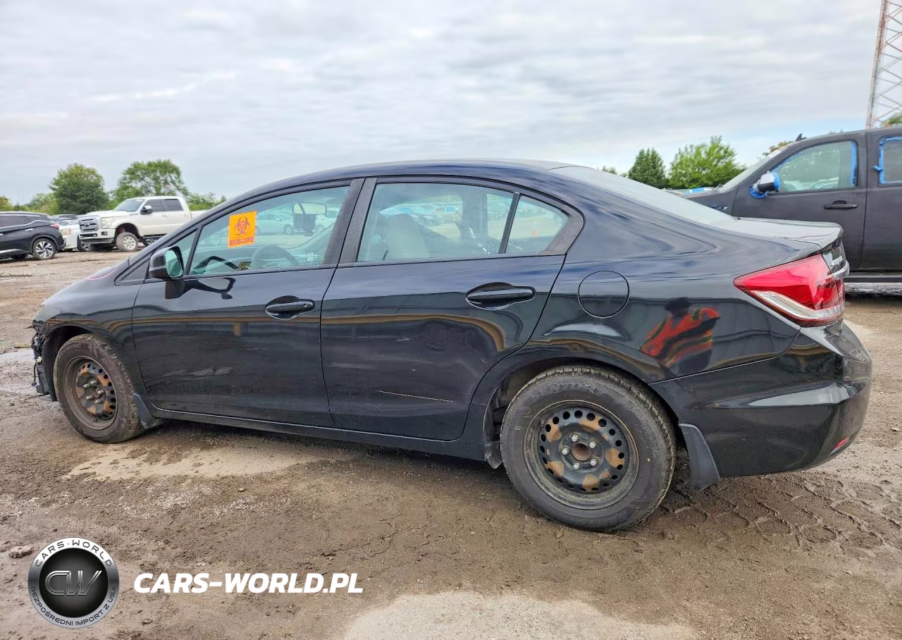 2013 Honda Civic Lx VIN:19XFB2F5XDE017405 - 2