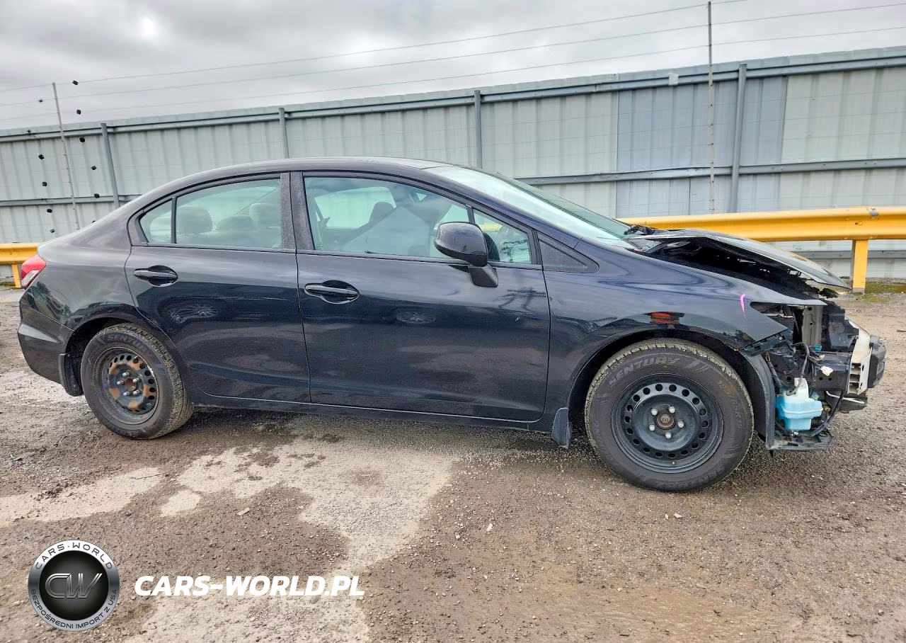 2013 Honda Civic Lx VIN:19XFB2F5XDE017405 - 4