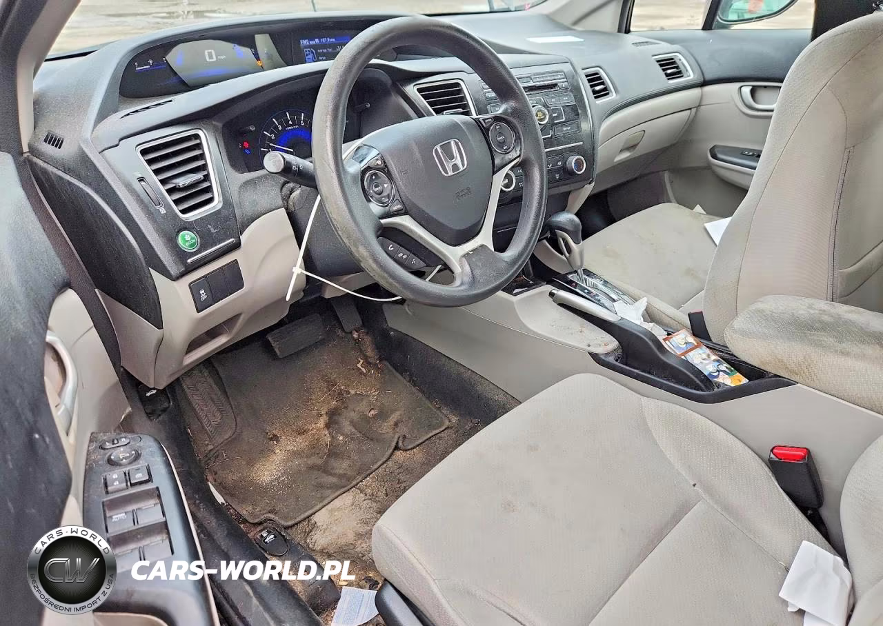 2013 Honda Civic Lx VIN:19XFB2F5XDE017405 - 8