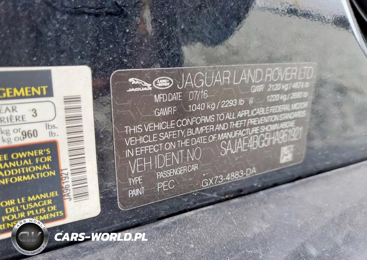 2017 Jaguar Xe Prestige VIN:SAJAE4BG5HA961921 - 13