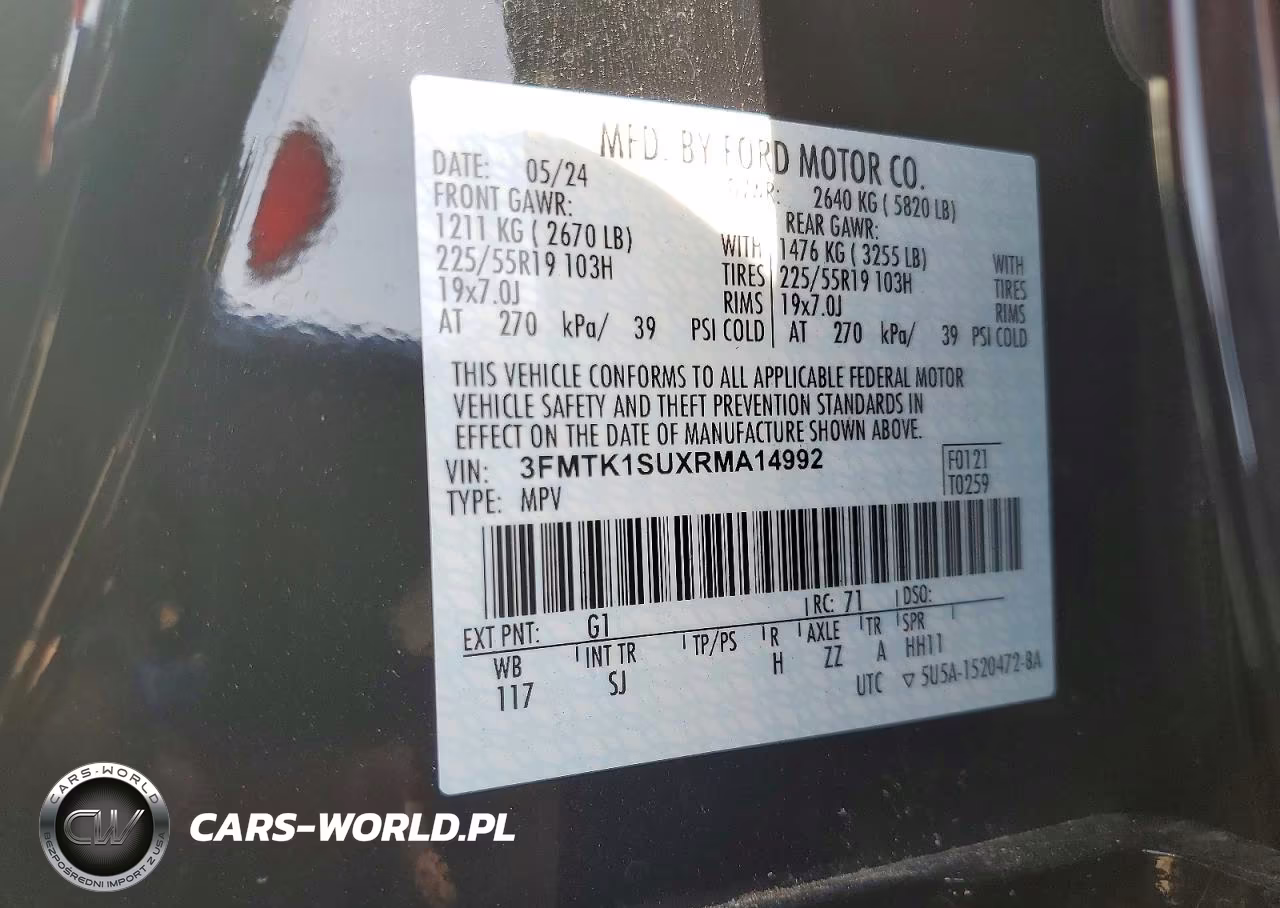 2024 Ford Mustang Mach-E Select VIN:3FMTK1SUXRMA14992 - 13