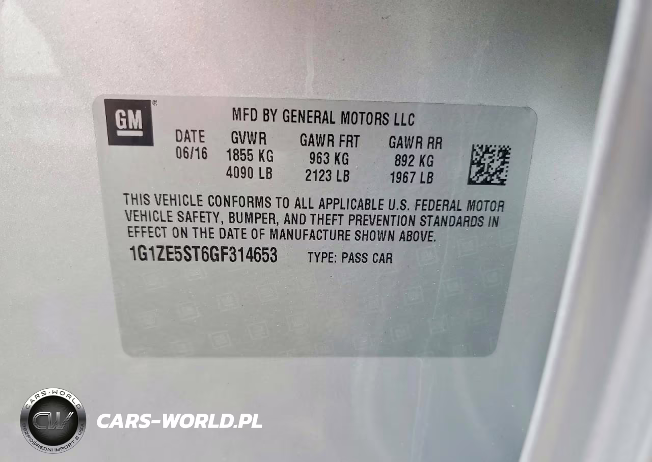 2016 Chevrolet Malibu Lt VIN:1G1ZE5ST6GF314653 - 13