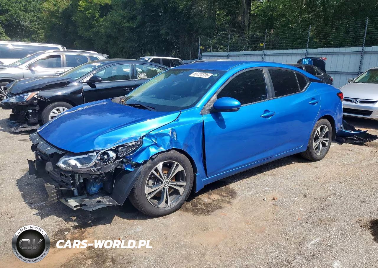 2020 Nissan Sentra Sv VIN:3N1AB8CV2LY265990 - 1