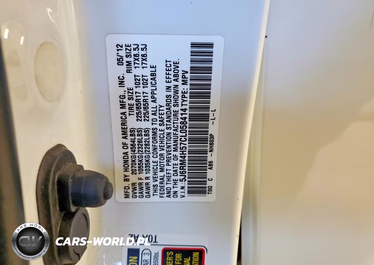 2012 Honda Cr-V Ex VIN:5J6RM4H57CL058414 - 13