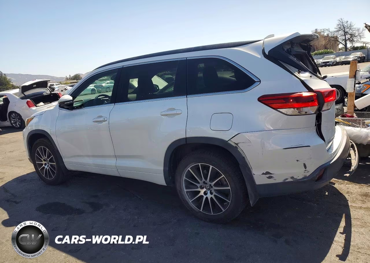 2017 Toyota Highlander Se VIN:5TDJZRFH0HS517027 - 2