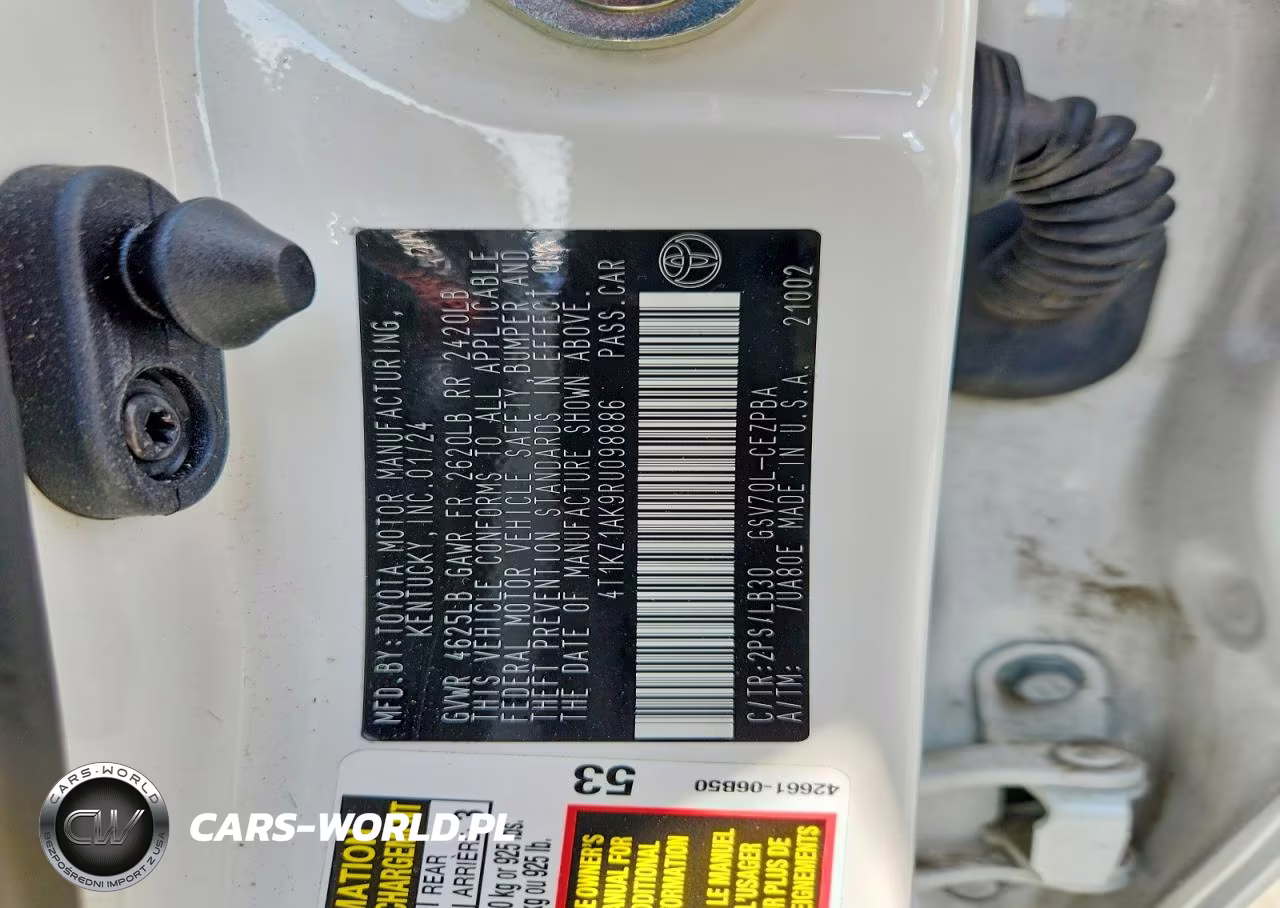 2024 Toyota Camry Xse V6 VIN:4T1KZ1AK9RU098886 - 12