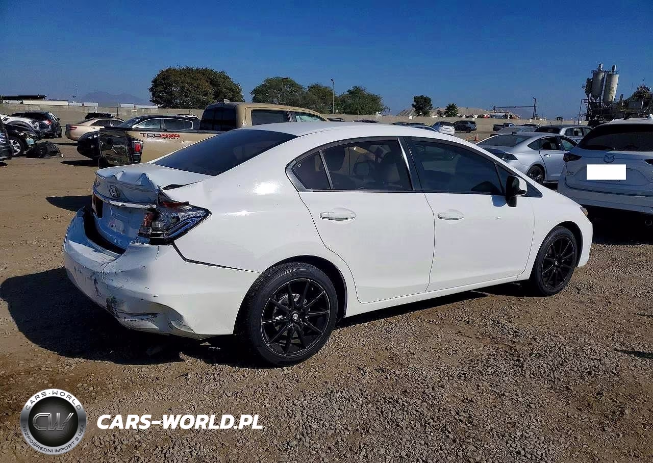 2013 Honda Civic Lx VIN:19XFB2F54DE248980 - 3