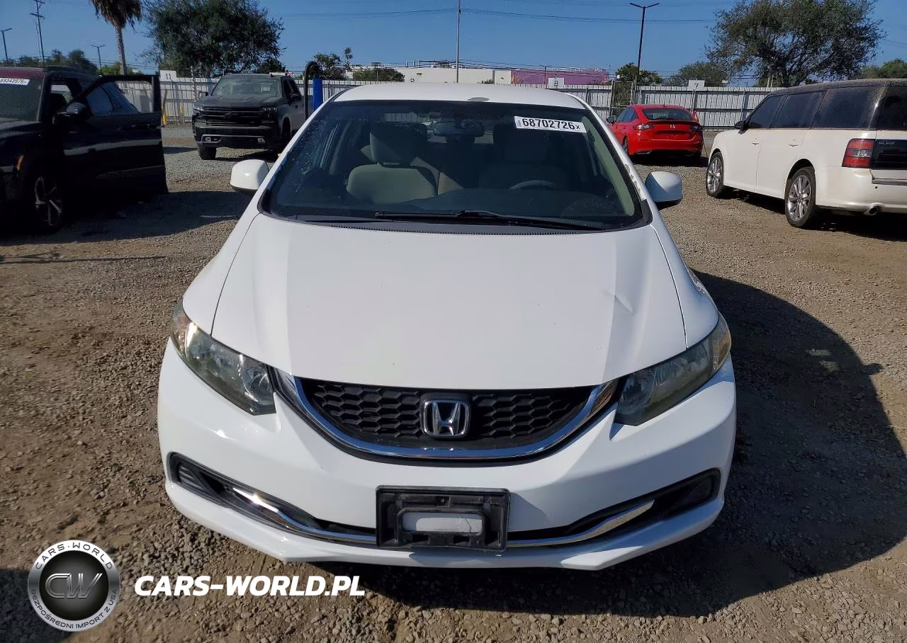 2013 Honda Civic Lx VIN:19XFB2F54DE248980 - 5