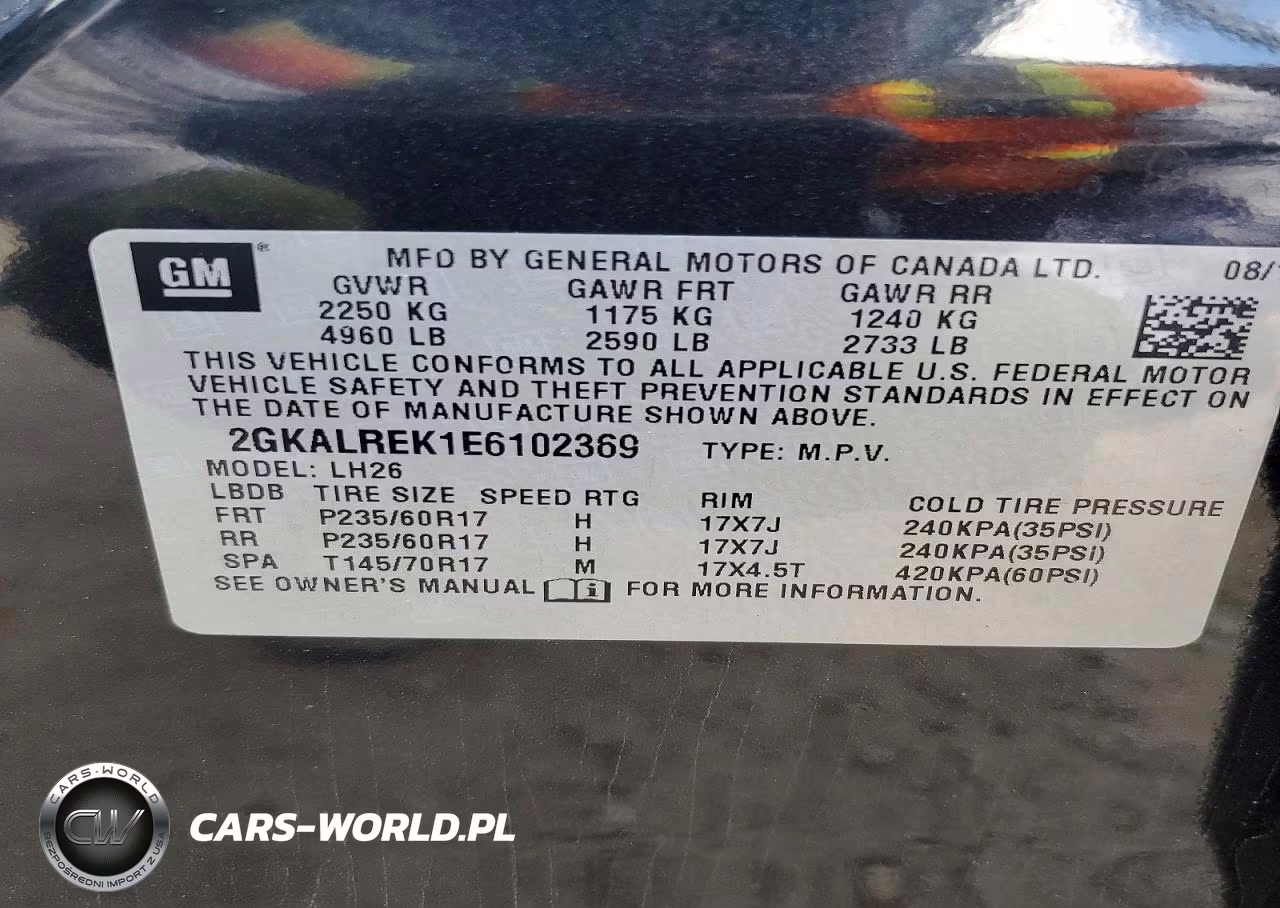 2014 GMC Terrain Sle VIN:2GKALREK1E6102369 - 13