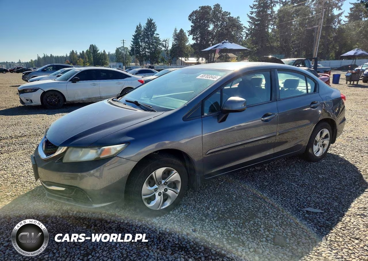 2013 Honda Civic Lx VIN:19XFB2F59DE234363 - 1