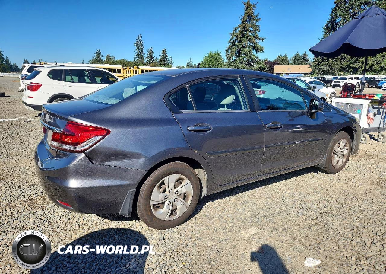 2013 Honda Civic Lx VIN:19XFB2F59DE234363 - 3