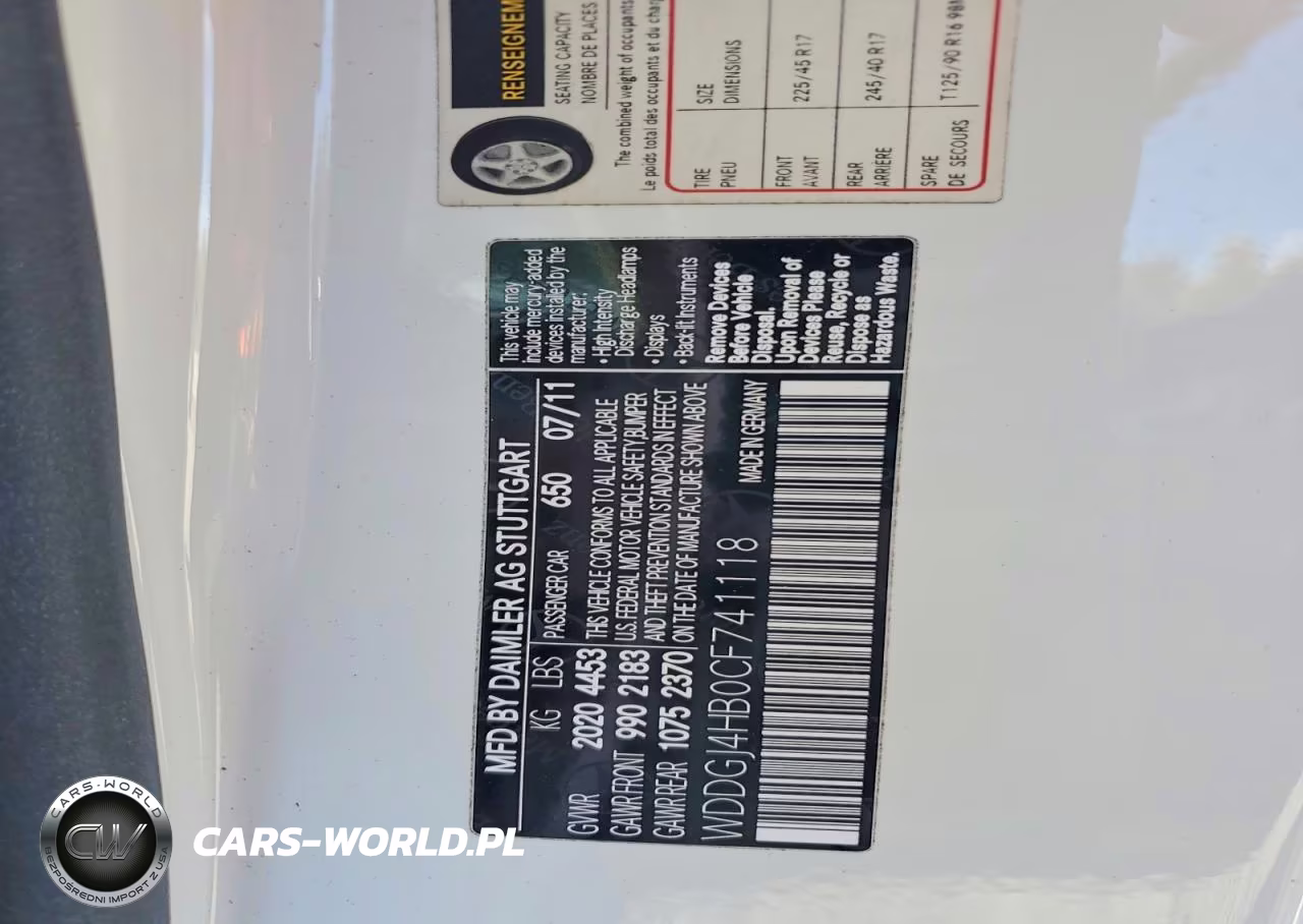 2012 Mercedes-Benz C 250 VIN:WDDGJ4HB0CF741118 - 12
