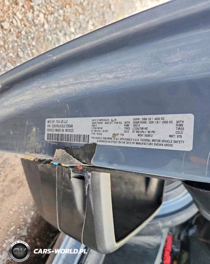 2020 Ram Promaster 3500 Vf Delivery Van VIN:3C6URVJGXLE129348 - 13