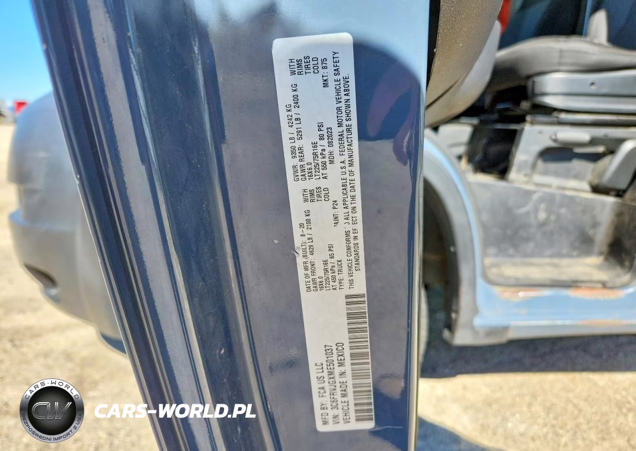 2021 Ram Promaster 3500 Delivery Van VIN:3C6FRVJGXME501037 - 13