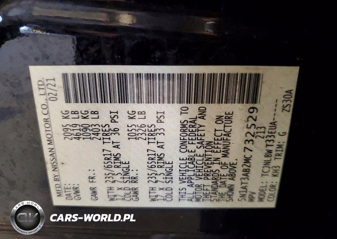 2021 Nissan Rogue S VIN:5N1AT3AB2MC732529 - 13