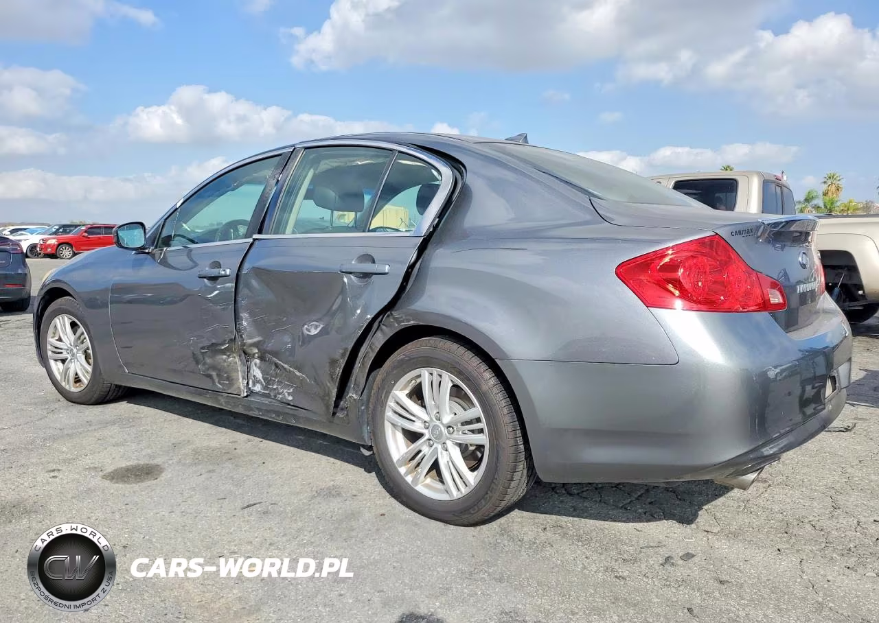 2011 Infiniti G25 Sedan Base VIN:JN1DV6AP1BM601496 - 2