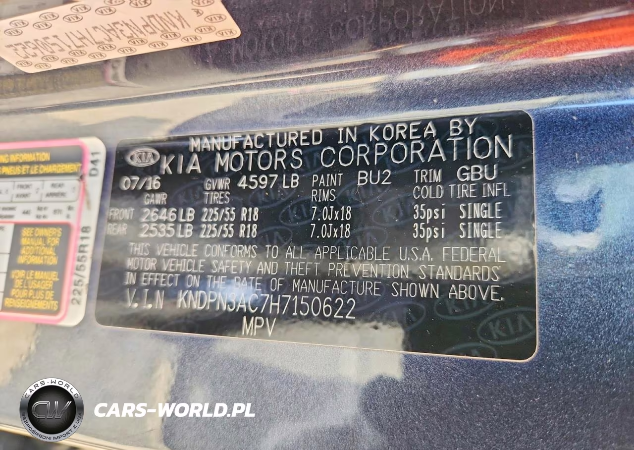 2017 Kia Sportage Ex VIN:KNDPN3AC7H7150622 - 13