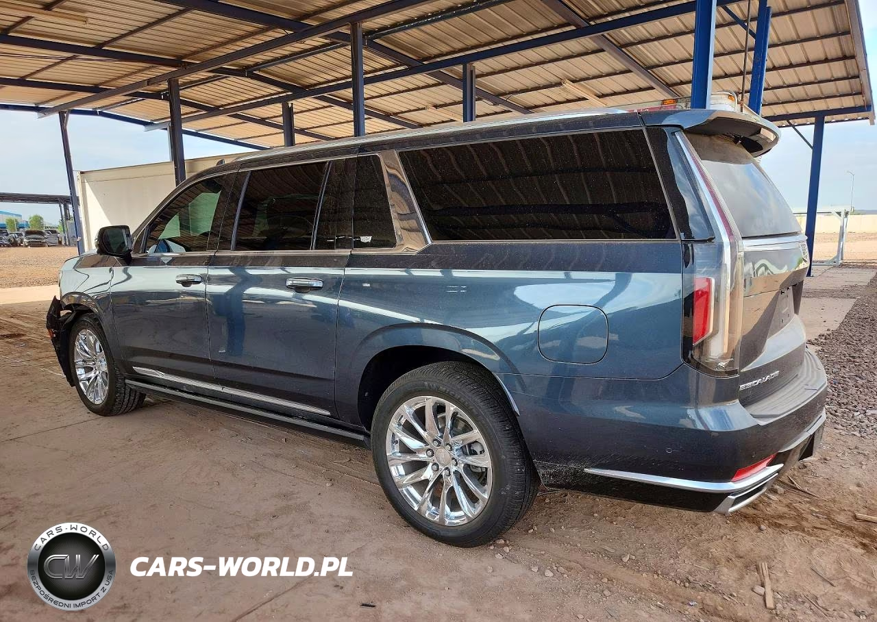 2021 Cadillac Escalade Esv Premium Luxury Platinum VIN:1GYS4MKL9MR170347 - 2