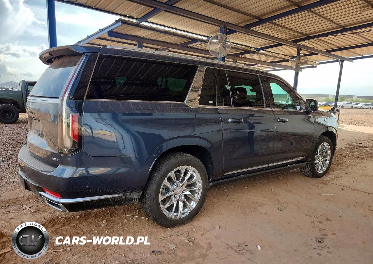 2021 Cadillac Escalade Esv Premium Luxury Platinum VIN:1GYS4MKL9MR170347 - 3
