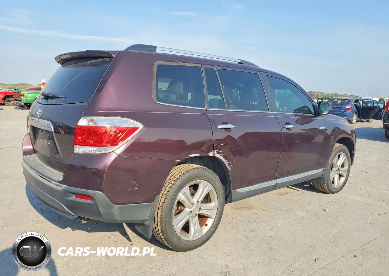 2013 Toyota Highlander Limited VIN:5TDYK3EH0DS109736 - 3
